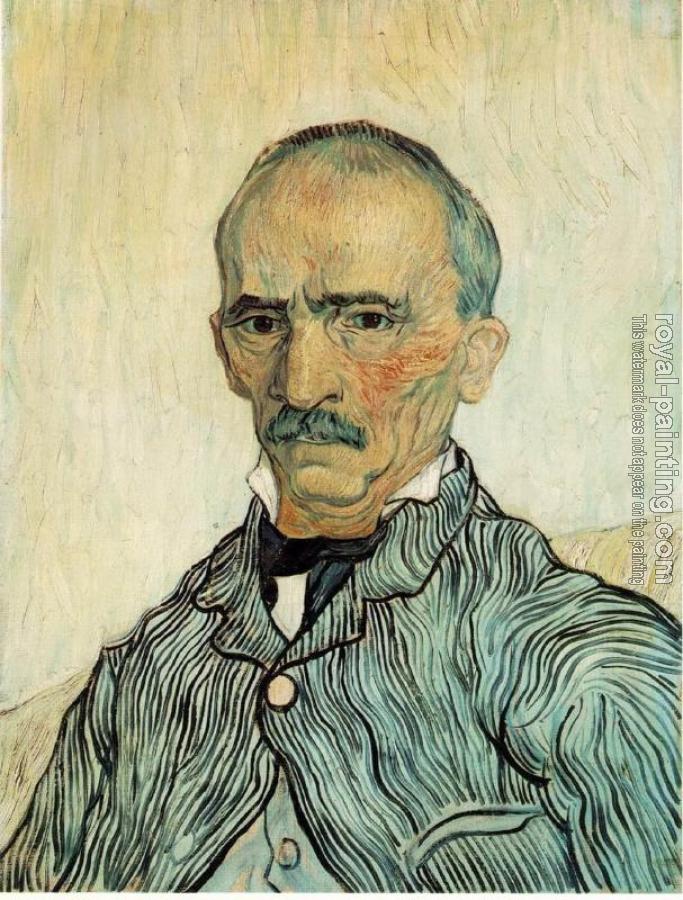 Vincent Van Gogh : Portrait of Trabuc, an Attendant at Saint-Paul Hospital